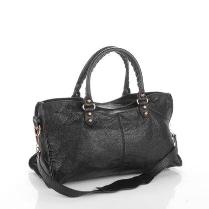 Balenciaga Agneau Giant 12 Rose Gold Hardware Part Time Black 3 of 12