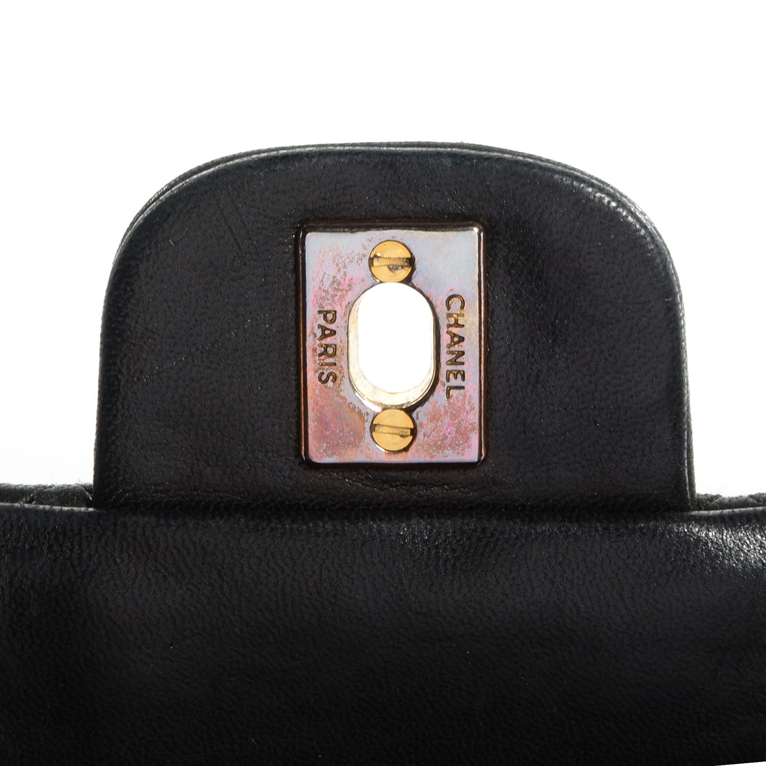 Chanel Lambskin Medium Double Flap Black 7 of 8