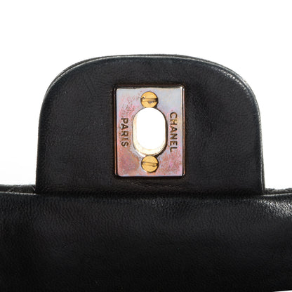 Chanel Lambskin Medium Double Flap Black 7 of 8