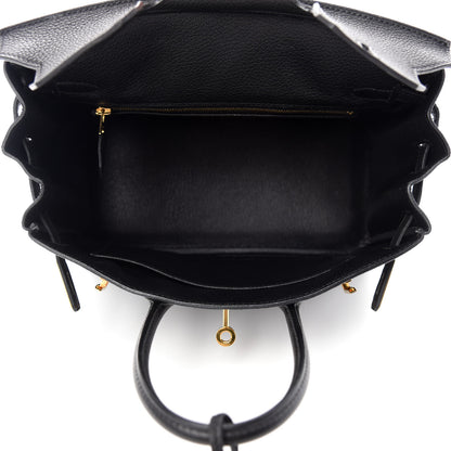 Hermes Togo Birkin 25 Black 15 of 36