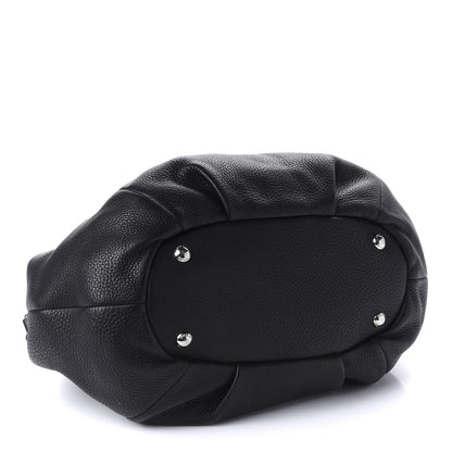 Prada Vitello Daino Shoulder Bag Black 5 of 11