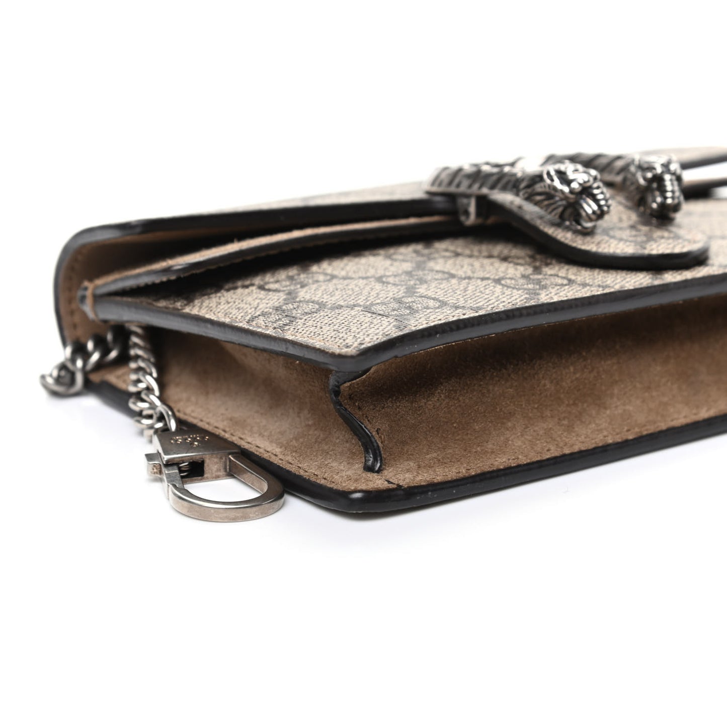GG Supreme Monogram Super Mini Dionysus Shoulder Bag Taupe