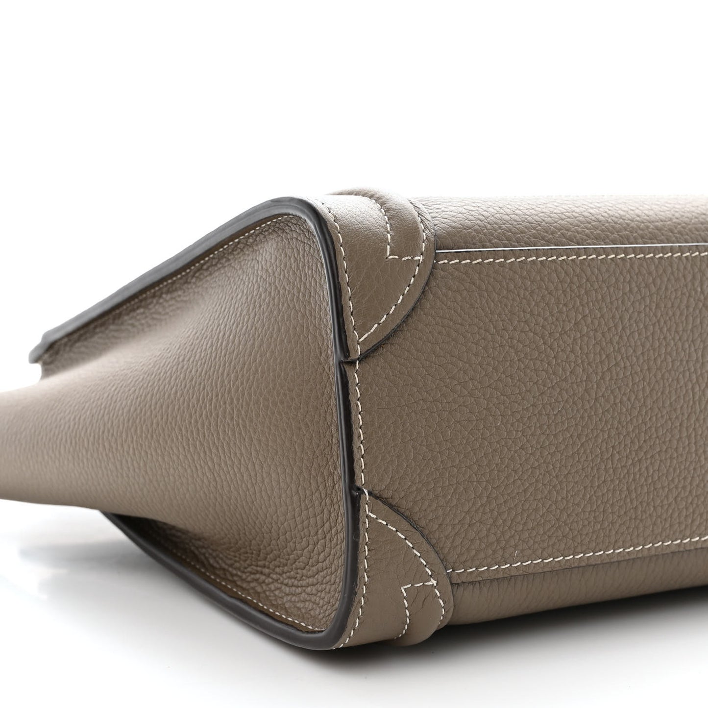 Drummed Calfskin Nano Luggage Souris