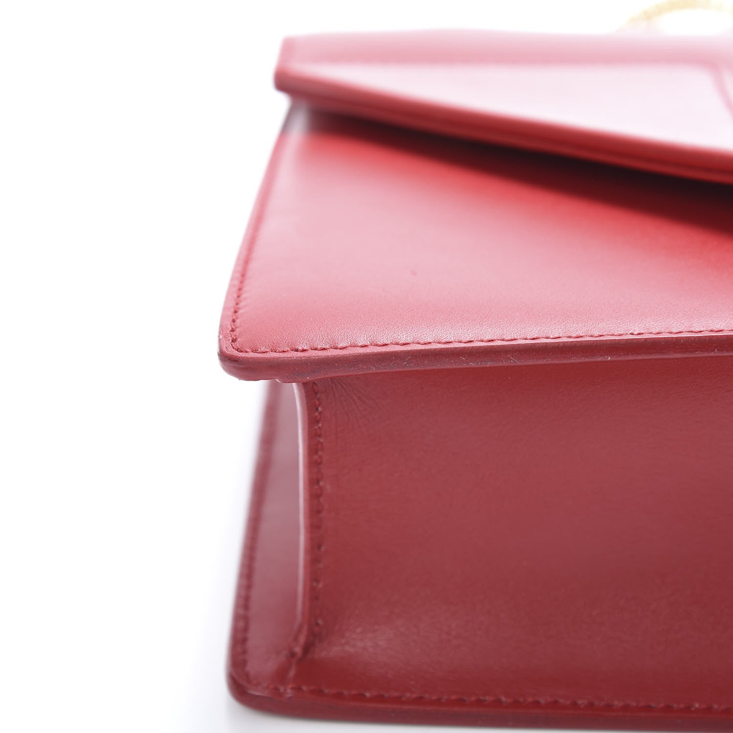 Saint Laurent Calfskin Medium Classic Betty Red 11 of 13