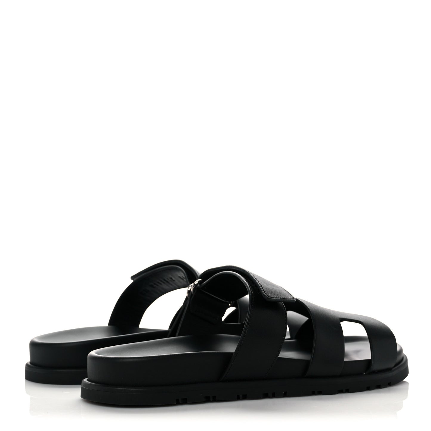Calfskin Womens Chypre Sandals 38 Black