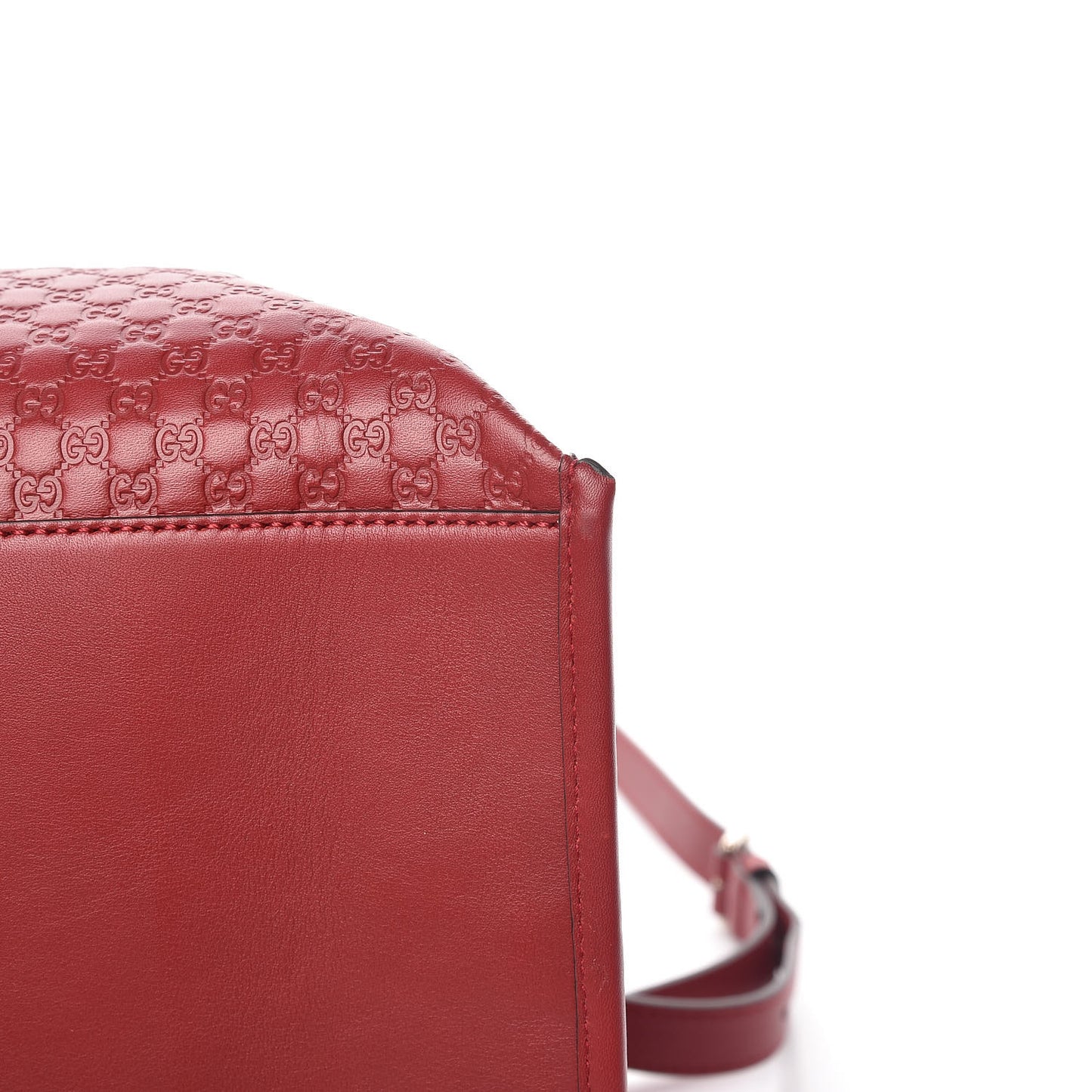 Soft Microguccissima Large Tote Red