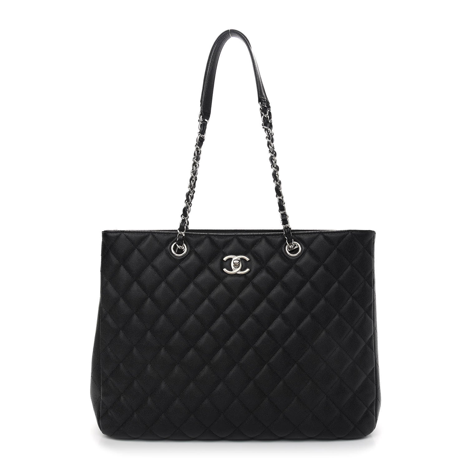 Chanel Caviar Quilted Large Shopping Tote Black 1 of 9