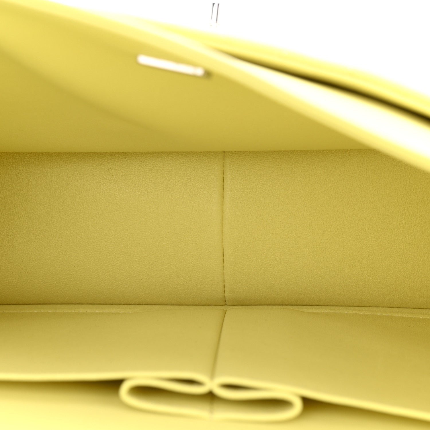 Chanel Lambskin Quilted Jumbo Double Flap Yellow 5 of 11