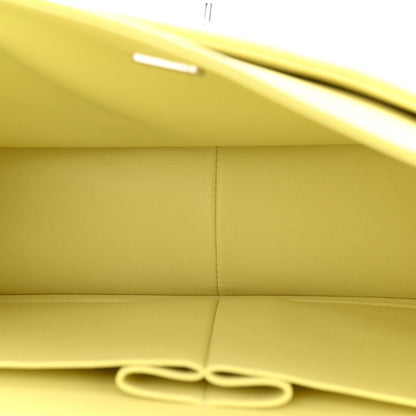 Chanel Lambskin Quilted Jumbo Double Flap Yellow 5 of 11