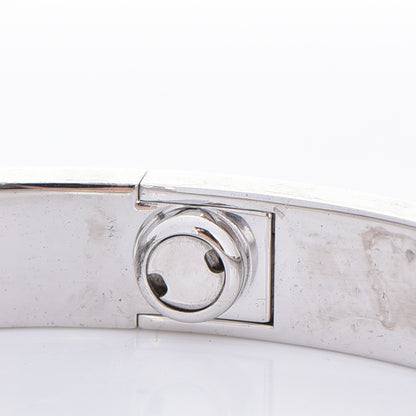 Cartier 18K White Gold LOVE Bracelet 17 6 of 8