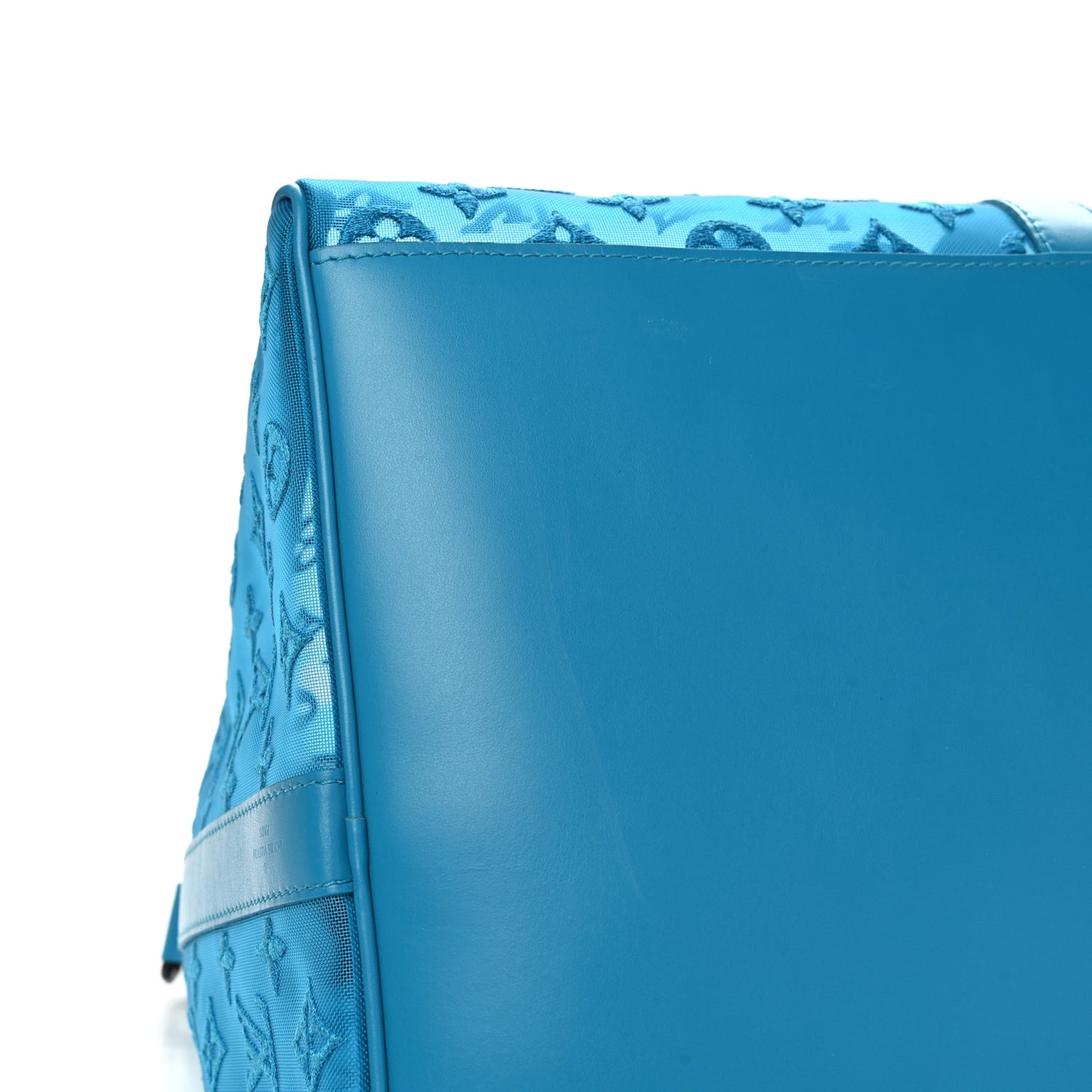 Monogram See Through Keepall Triangle Bandouliere 50 Turquoise