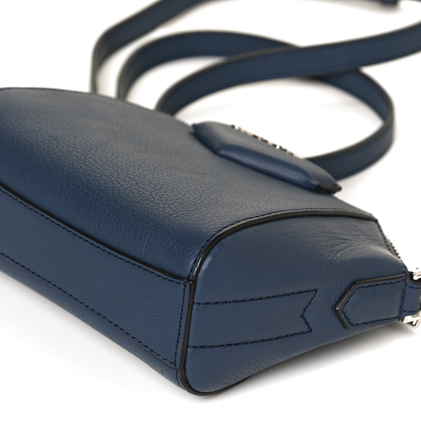 Sugar Goatskin Nano Antigona Midnight Blue