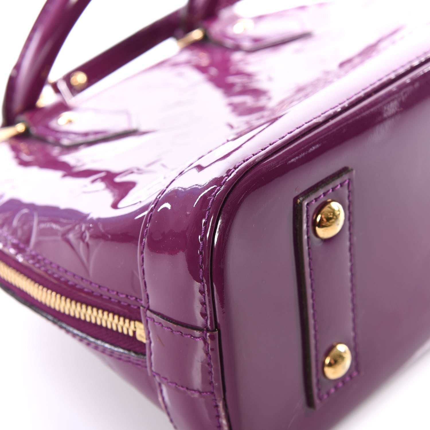 Louis Vuitton Vernis Alma BB Amethyste 7 of 14