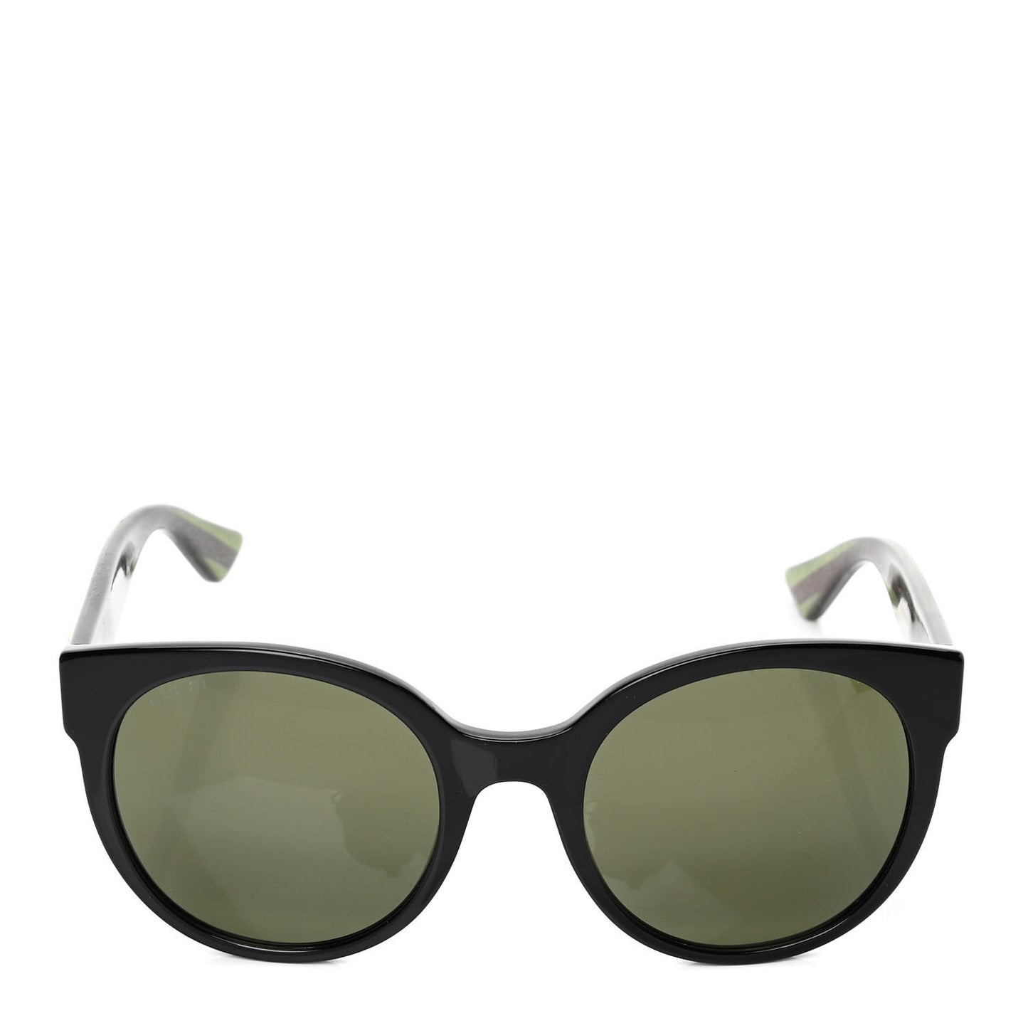 Round Eye GG Web Glitter GG0035S Sunglasses Black