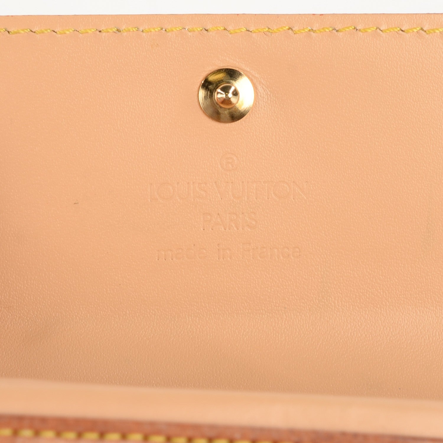 Louis Vuitton Monogram Multicolor Porte-Monnaie Plat Coin Purse White 6 of 7