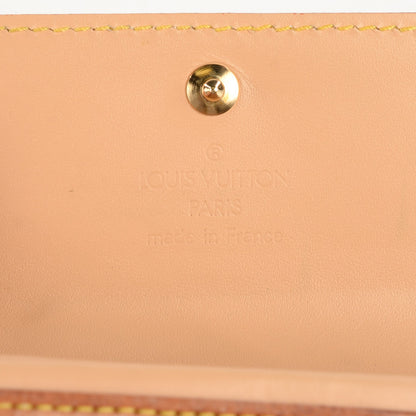 Louis Vuitton Monogram Multicolor Porte-Monnaie Plat Coin Purse White 6 of 7