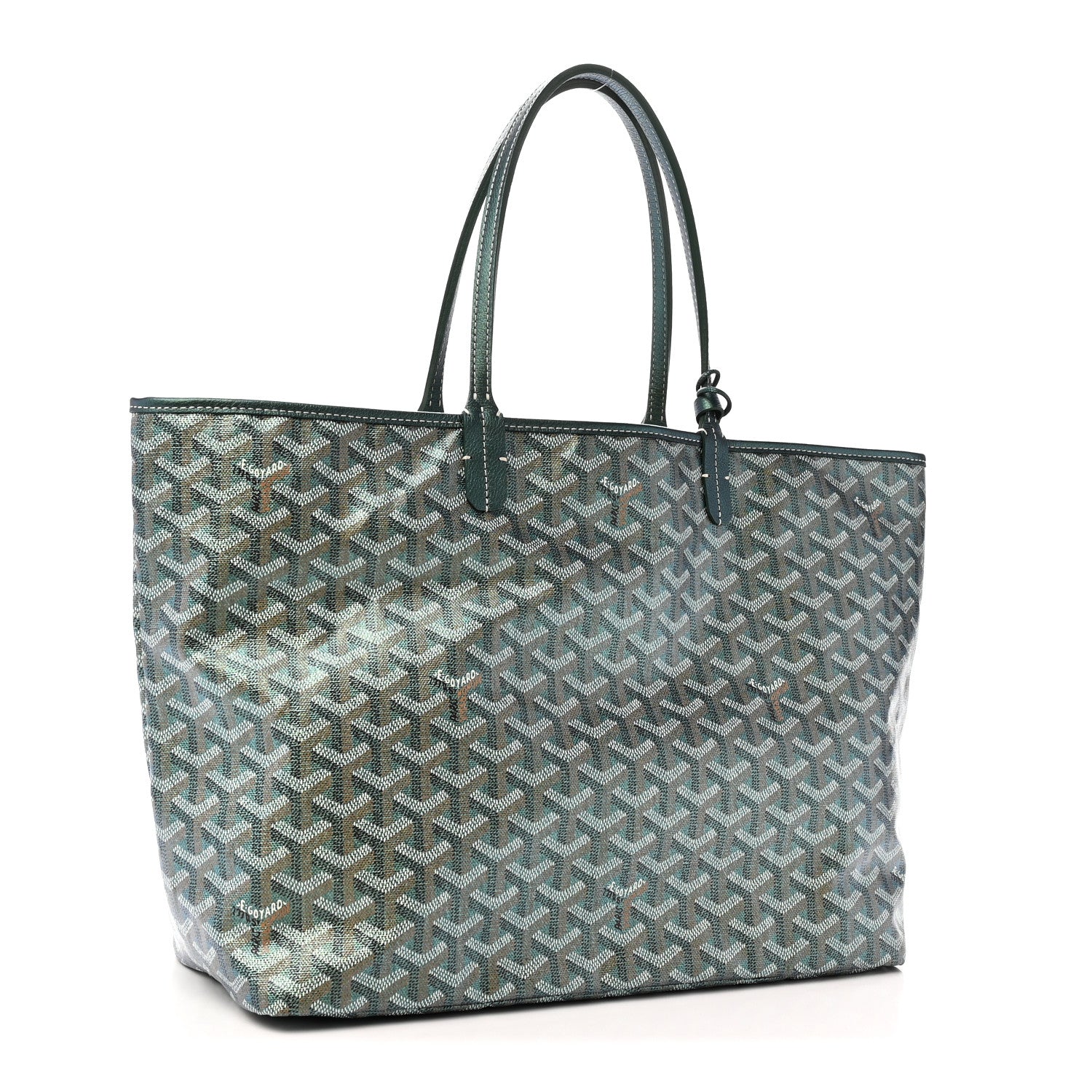 Goyard Iridescent Goyardine Saint Louis PM Pearly Green 4 of 11