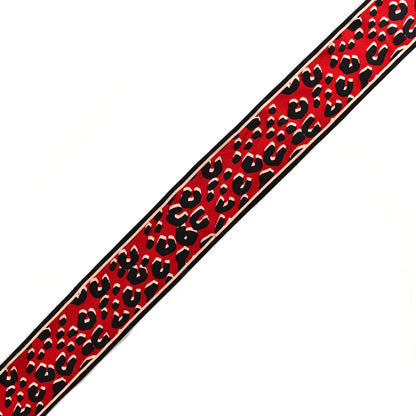 Louis Vuitton Silk Leopard Bandeau Rouge 3 of 4