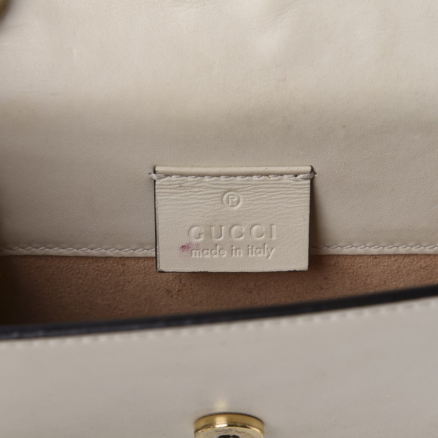 Calfskin Super Mini Sylvie Chain Shoulder Bag White