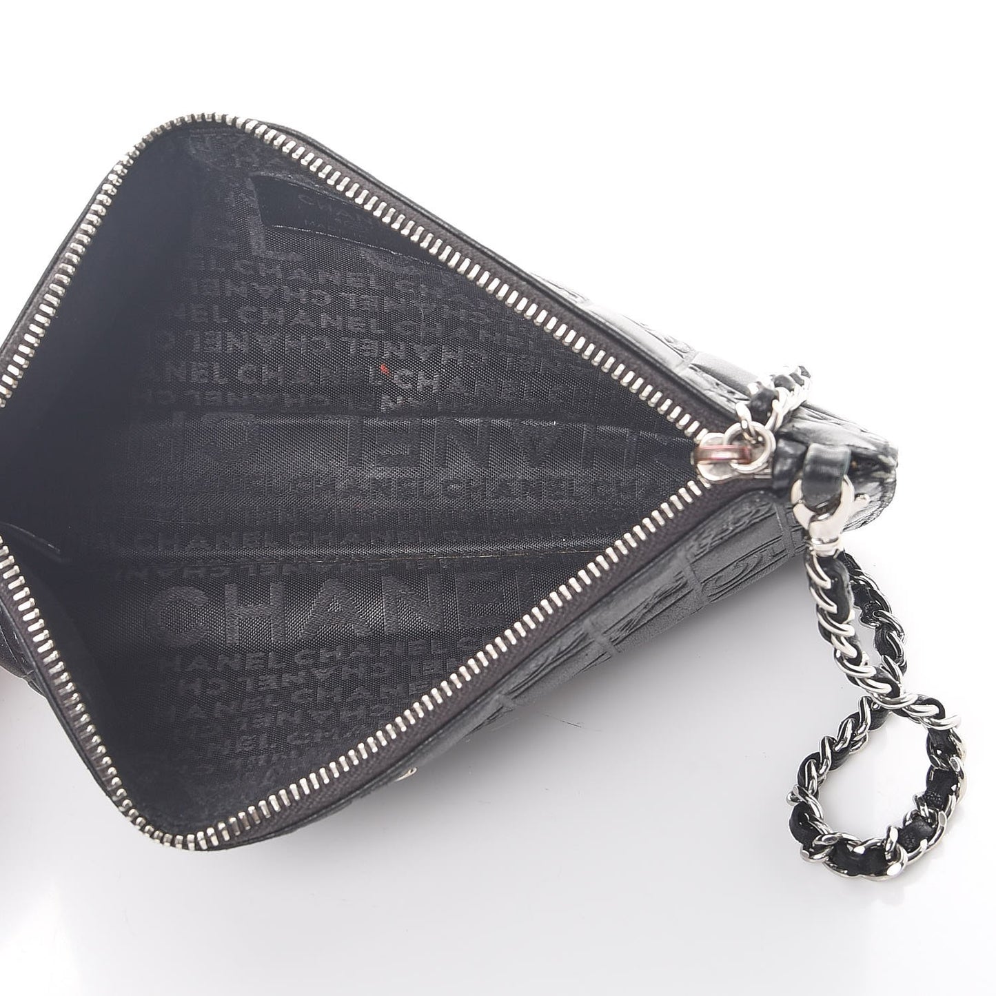 Lambskin Precious Symbols Pochette Black