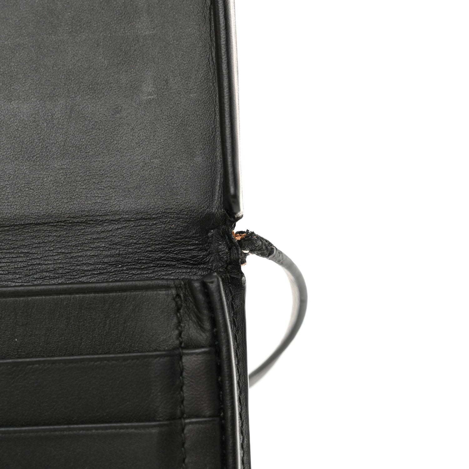 Loewe Soft Calfskin Mini Heel Pouch Black 12 of 13
