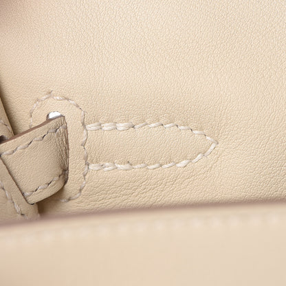 Hermes Swift Kelly Pochette Clutch Craie 13 of 31