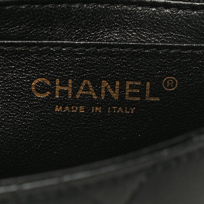 Chanel Lambskin Quilted Mini Square Flap Black 6 of 10