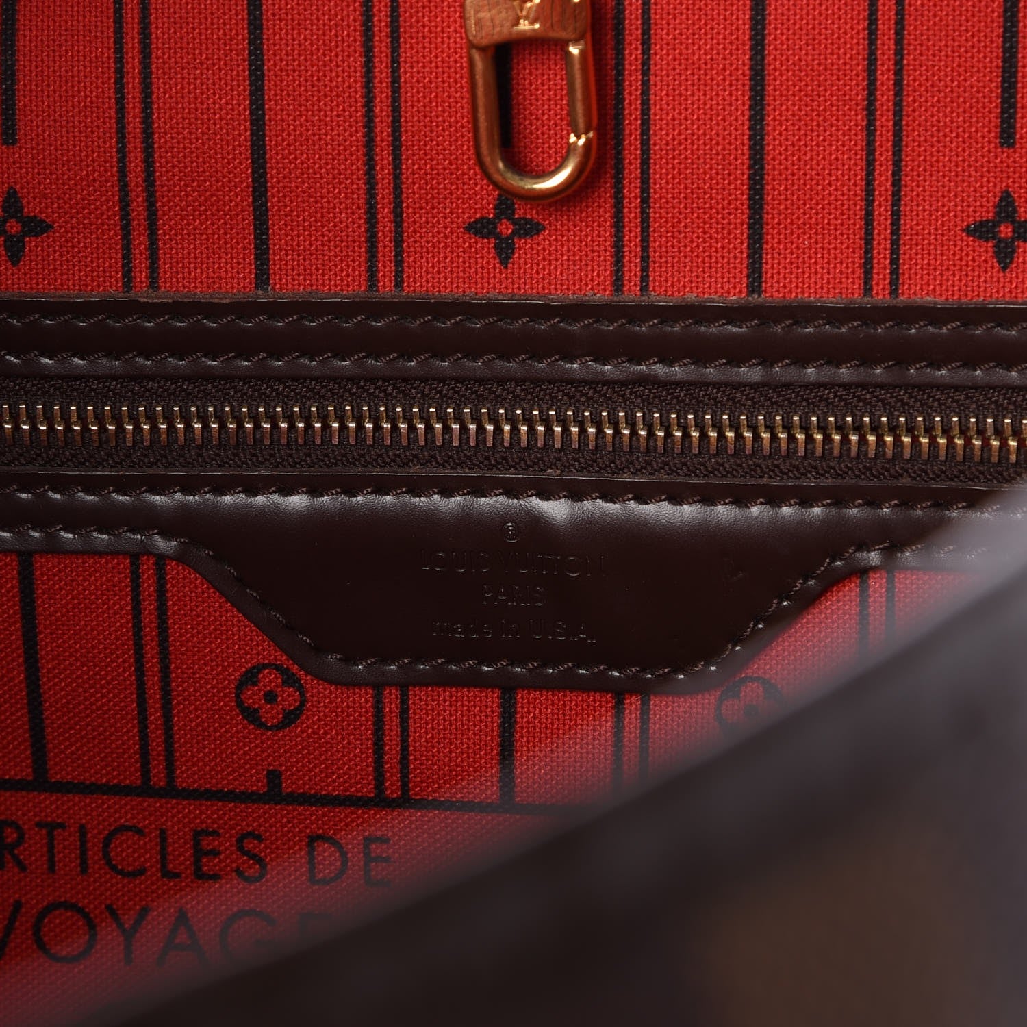 Louis Vuitton Damier Ebene Neverfull GM 6 of 11