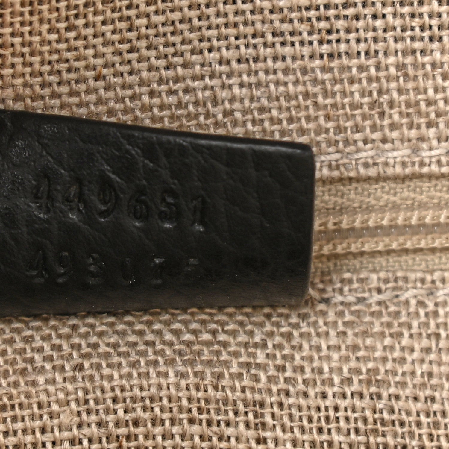 Gucci Dollar Calfskin GG Charm Dome Satchel Black 9 of 10