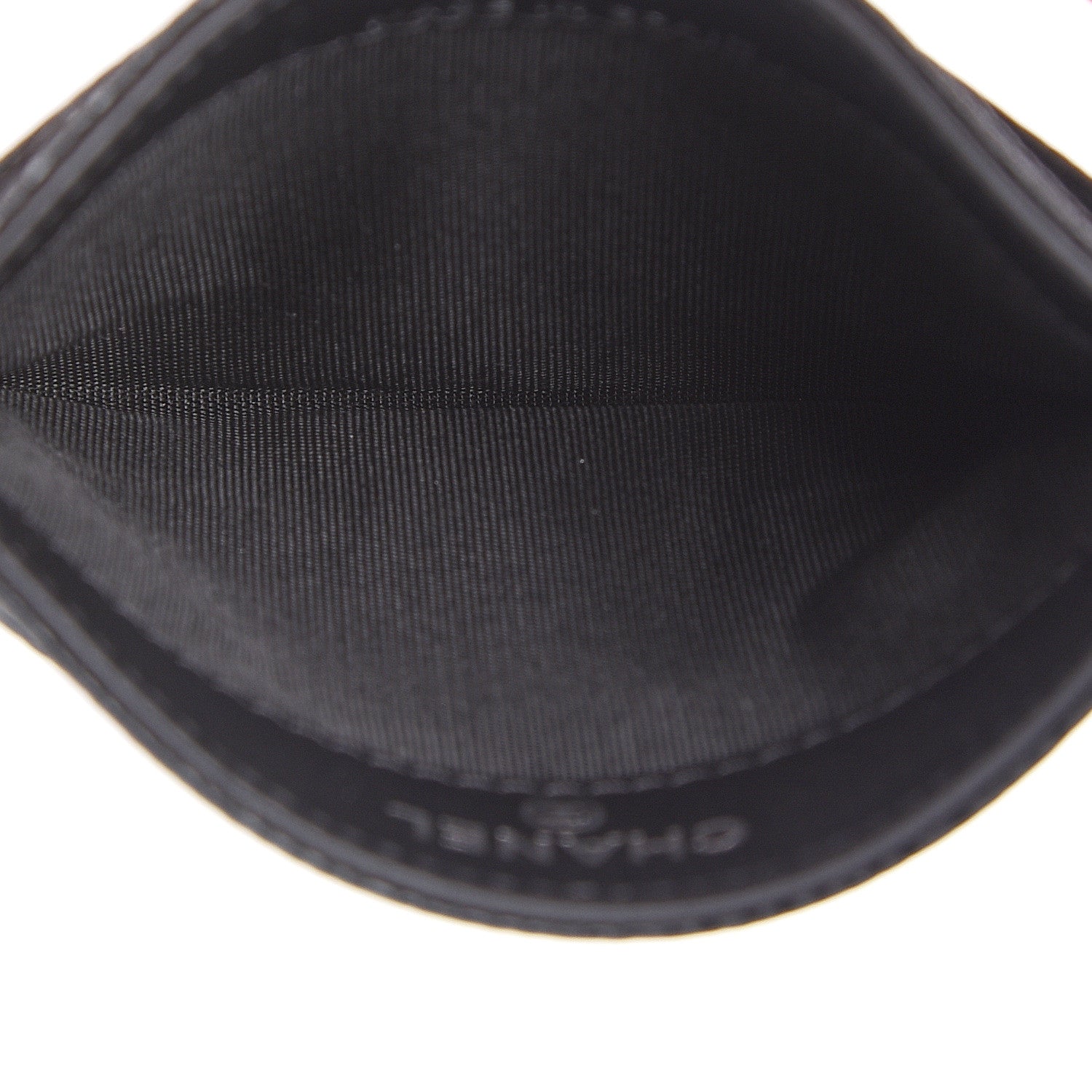 Chanel Caviar Timeless CC Card Holder Black 5 of 10