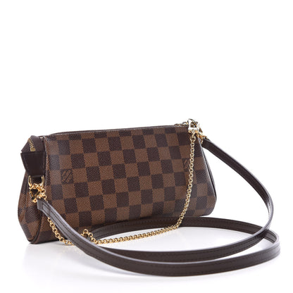 Louis Vuitton Damier Ebene Eva Clutch 3 of 10