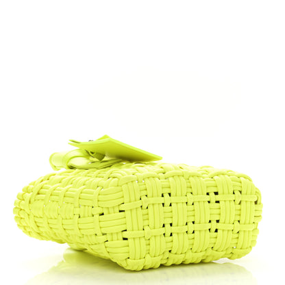 Balenciaga Faux Calfskin XXS Bistro Basket Fluo Yellow 4 of 10