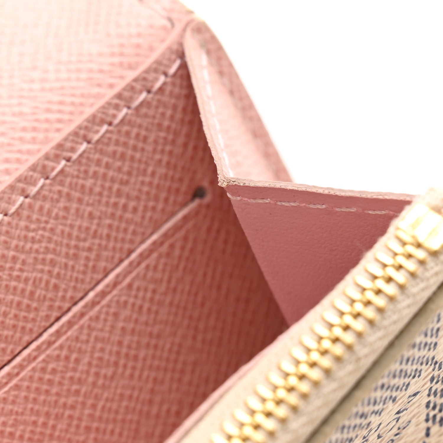 Louis Vuitton Damier Azur Rosalie Coin Purse Rose Ballerine 7 of 10