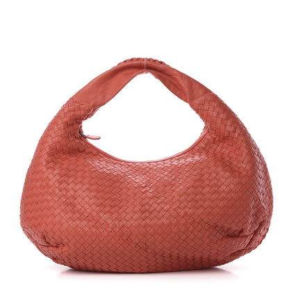 Bottega Veneta Nappa Intrecciato Large Belly Veneta Hobo Magma 1 of 10
