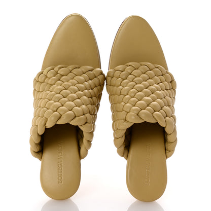 Bottega Veneta Nappa Padded Intreccio The Curve Sandals 39.5 Tapioca 2 of 9