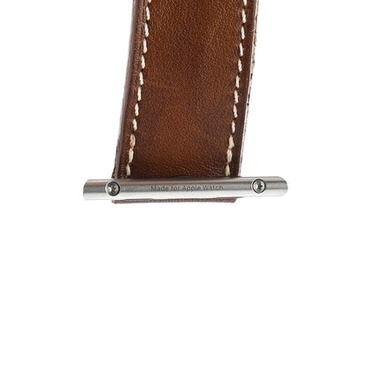 Hermes Barenia 34mm Apple Watch Double Tour Band Fauve 4 of 8