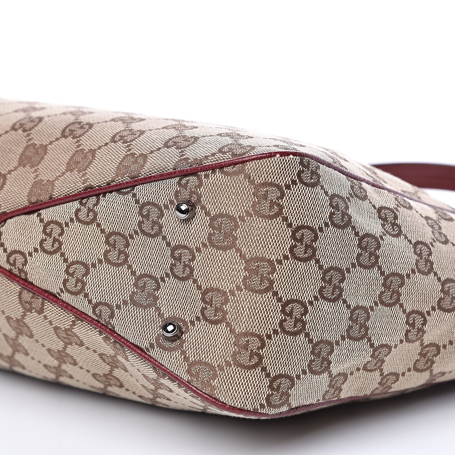 Gucci Monogram Medium Tote Red 9 of 11