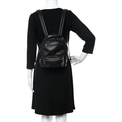 Saint Laurent Calfskin Mini Toy City Backpack Black 2 of 10
