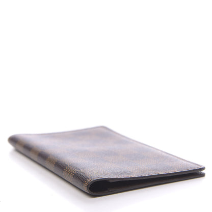 Louis Vuitton Damier Ebene Checkbook Cover Wallet 4 of 10
