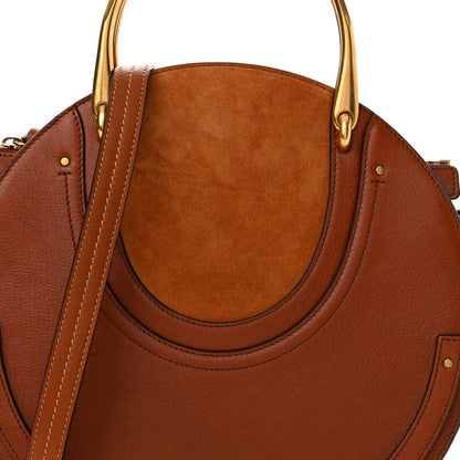 Chloe Calfskin Suede Medium Pixie Bag Saffron Red 8 of 10