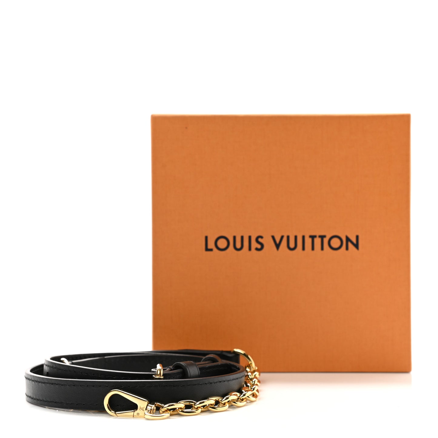 Calfskin Speedy Bandouliere 20 Shoulder Strap Black