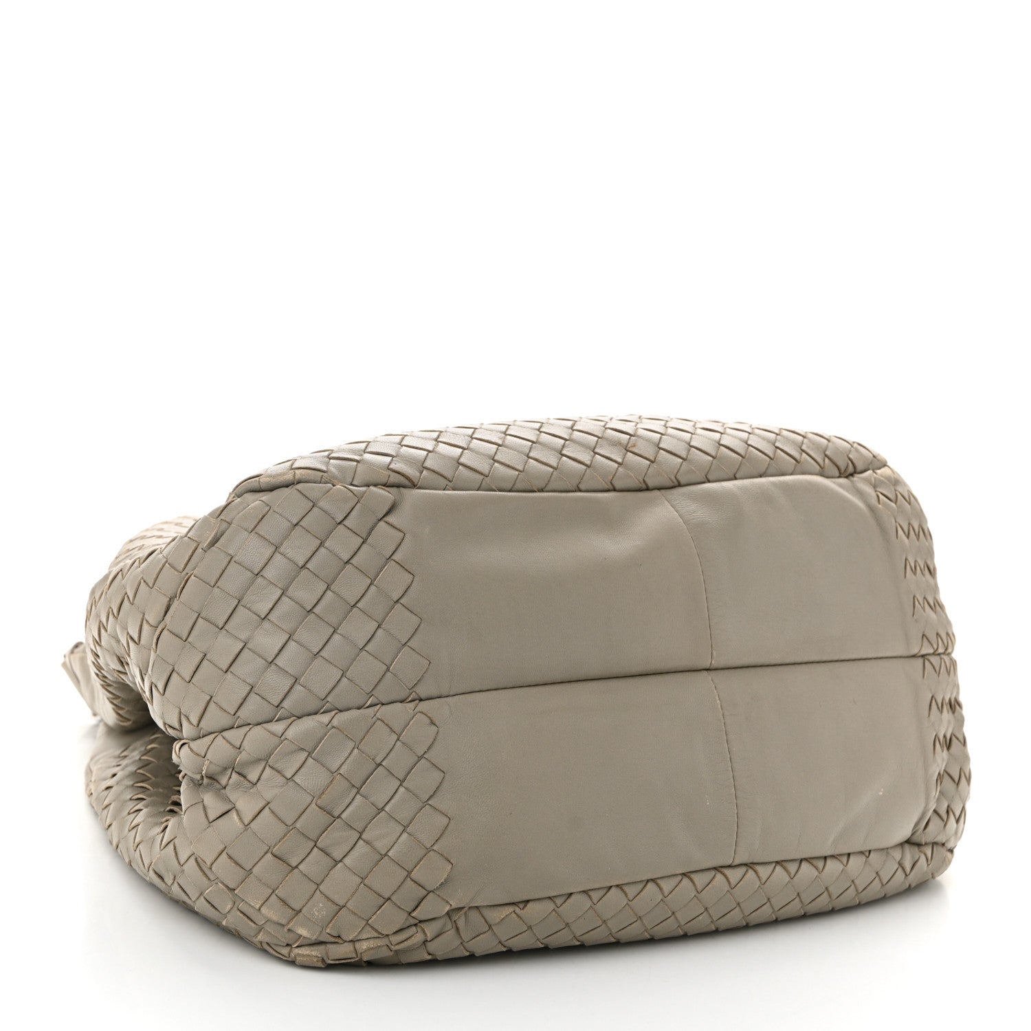 Bottega Veneta Nappa Intrecciato Medium Campana Hobo Light Grey 4 of 15