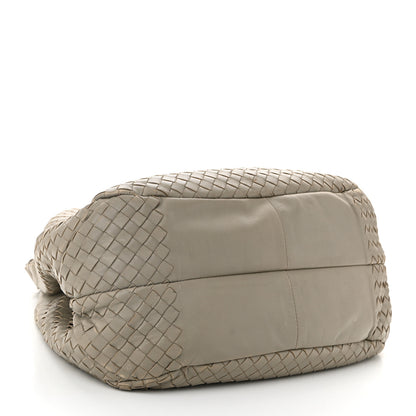Bottega Veneta Nappa Intrecciato Medium Campana Hobo Light Grey 4 of 15