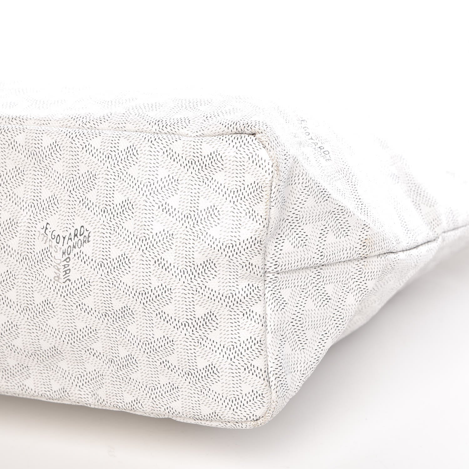 Goyard Goyardine Fidji Zip Hobo White 9 of 13