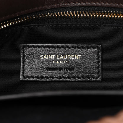 Saint Laurent Raffia Calfskin Monogram Medium Niki Chain Satchel New Nut 7 of 11