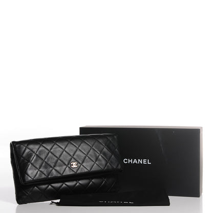 Chanel Lambskin Quilted CC Beauty Clutch Black 8 of 8