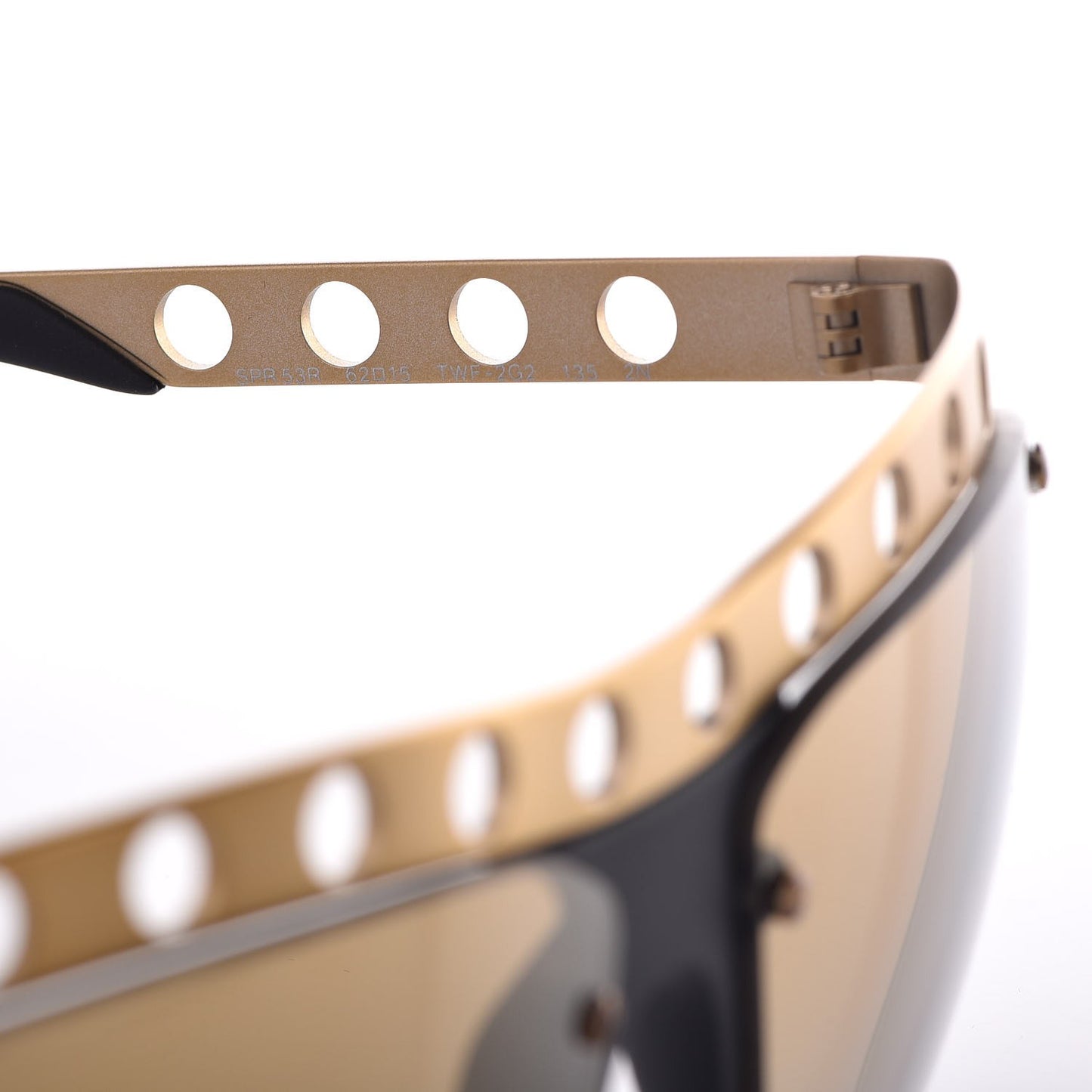 Metal Perforated Sunglasses SPR 53R Bronze