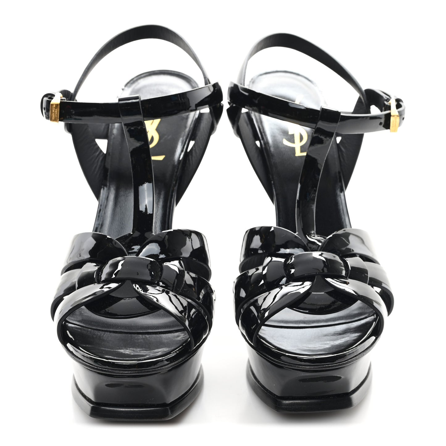 Patent Tribute 105 Platform Sandals 38 Black