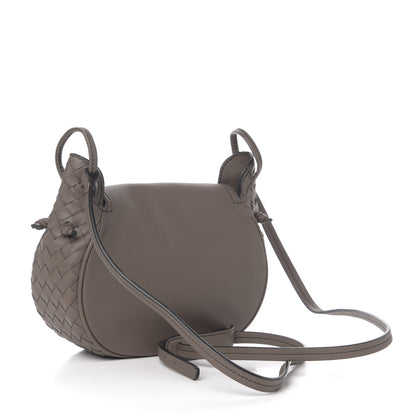 Bottega Veneta Nappa Intrecciato Small Nodini Flap Crossbody Steel 2 of 9