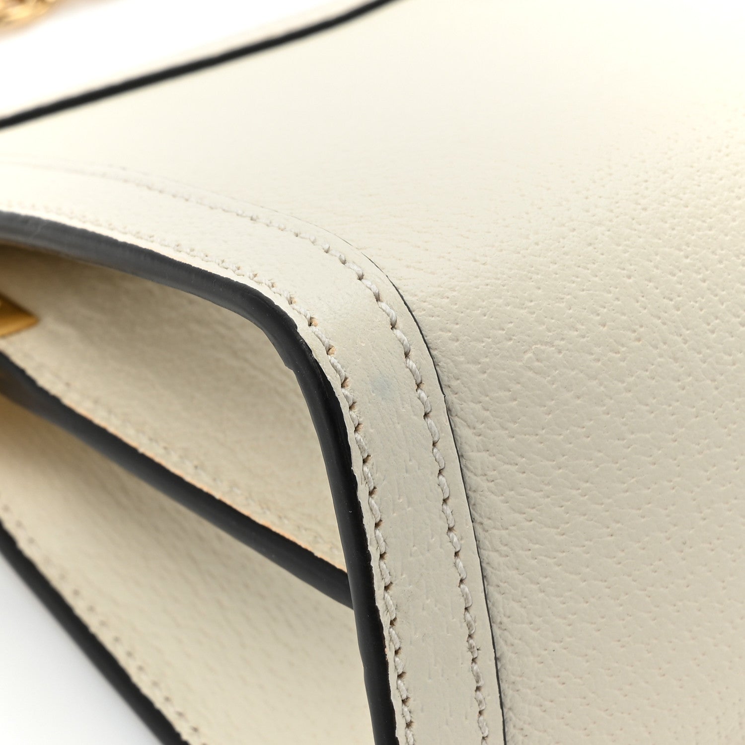 Gucci Textured Calfskin Web Small Ophidia Chain Shoulder Bag Mystic White 11 of 11